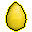 Golden easter egg