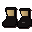 dark tuxedo shoes